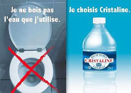 publicité cristaline